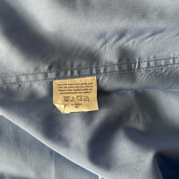 Arrow Men's Poplin Shirt in Blue Size XXL - Picture 6 of 8